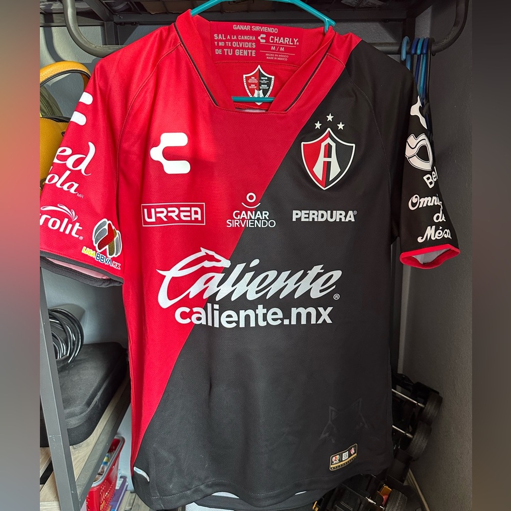 GAME WORN AND SIGNED Juan Zapata Atlas jersey